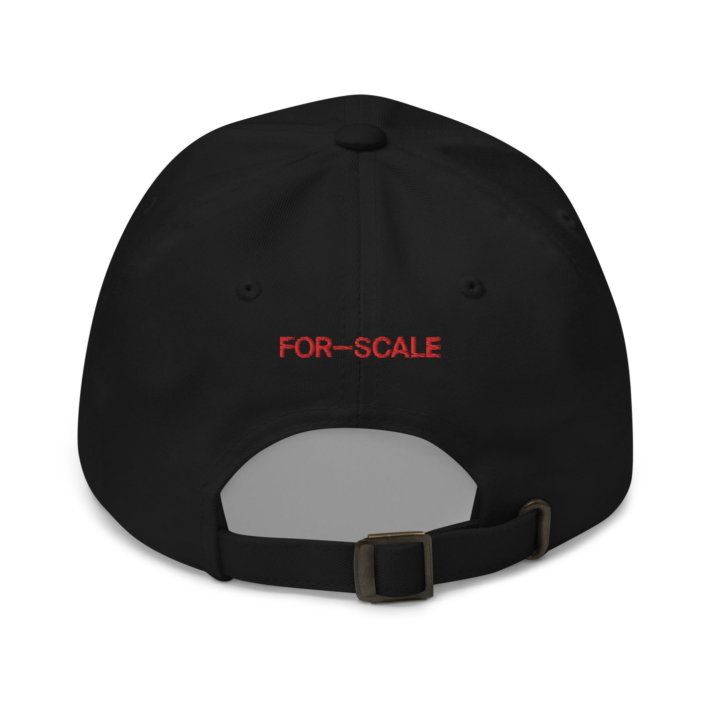 "FURNITURE" HAT - BLACK WITH RED